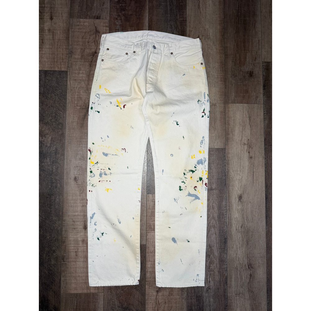 Hidden Paint Jeans Cream Men’s Size 32 New